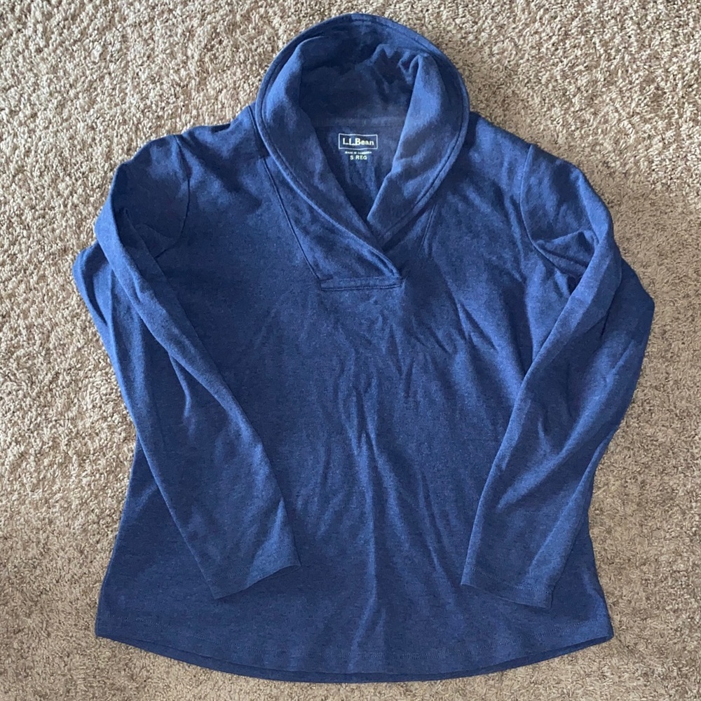 L.L. Bean Deep Blue Pullover